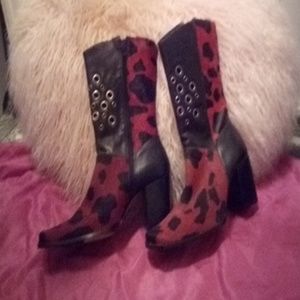 New brazilian leather boots